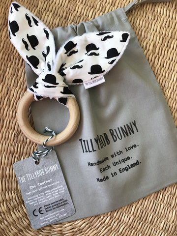 SALE. TillyBob Teether - Stockbroker