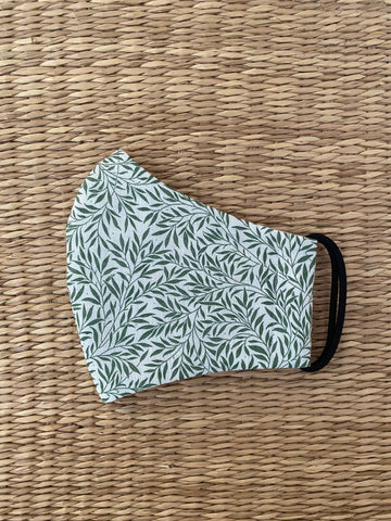 Liberty Fabrics - Willow Wood Green - Cotton Face Mask