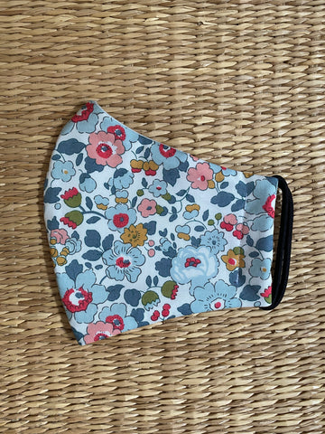 Liberty Fabrics - Betsy Grey - Cotton Face Mask